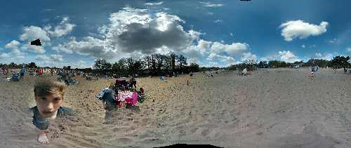 On the sand at Frensham