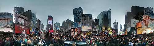 Paul McCartney in Times Square