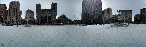 Place D'Armes &amp; Basilique Notre-Dame de Montréal