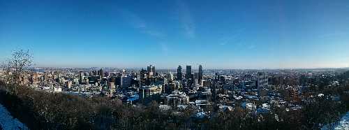 view of Montréal from Mont-Royal 1